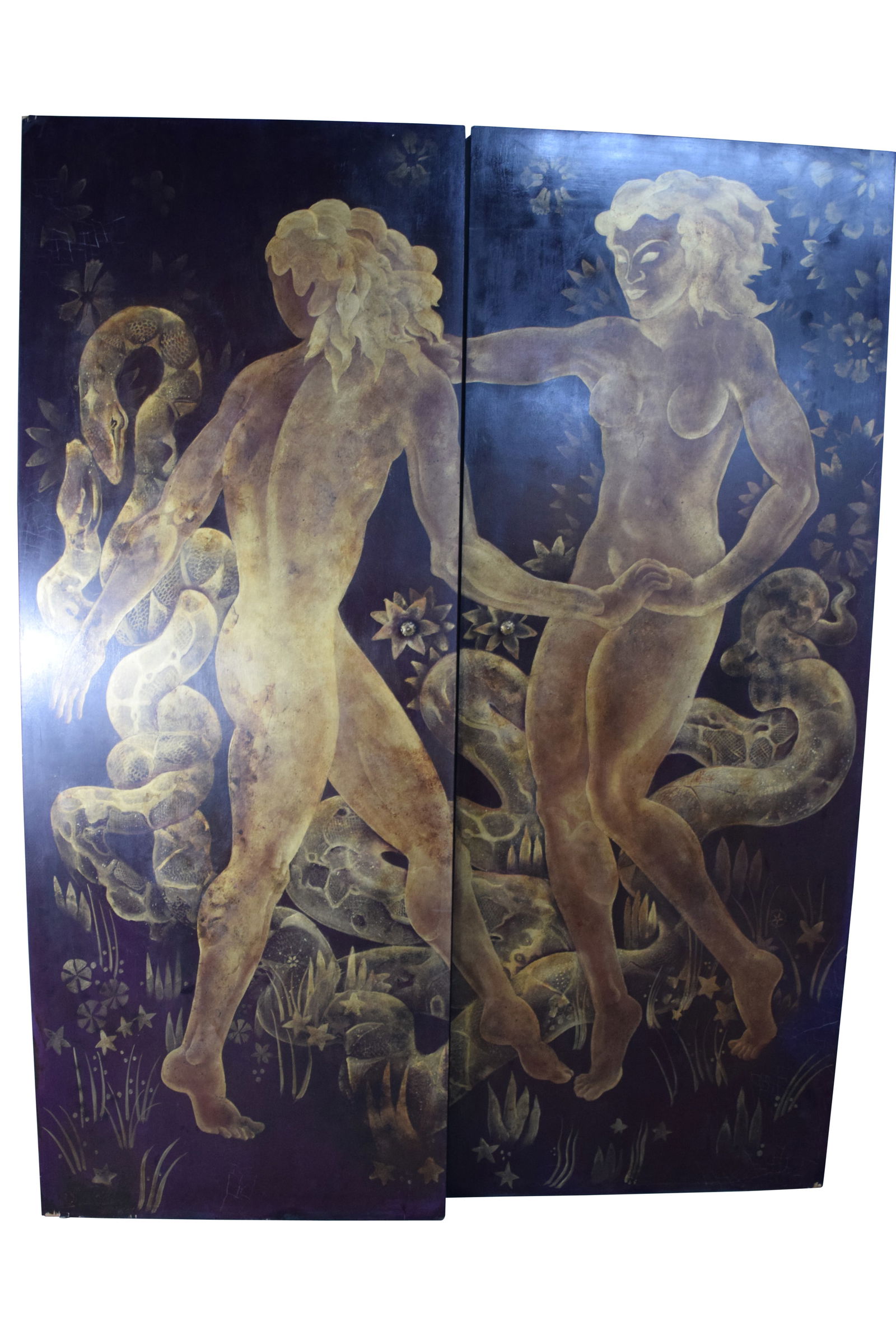 Pair of Art Nouveau Doors of Adam and Eve (1 of 5)