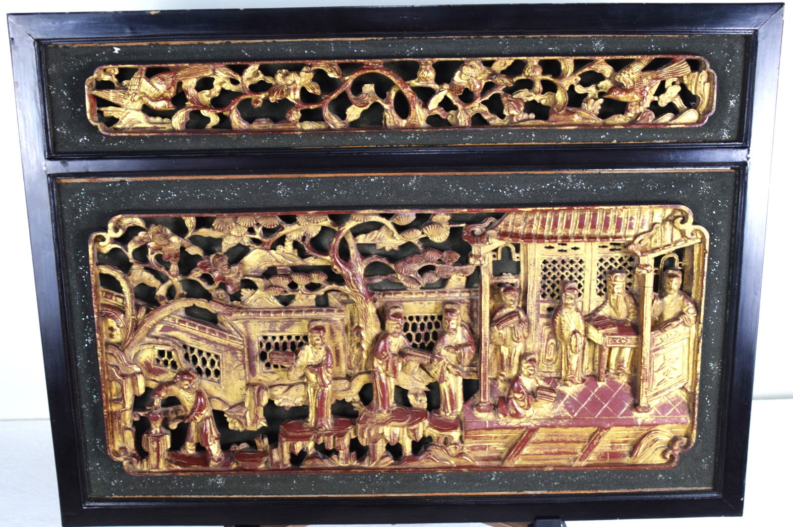 Carved Chinese Panel (1 of 5)