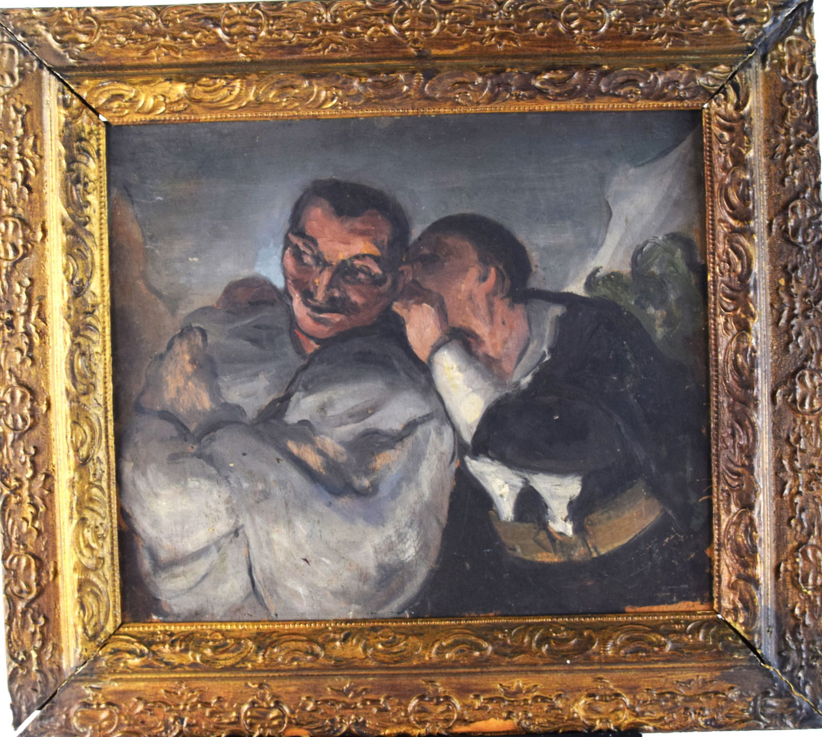 Daumier Attributed Oil Painting (1 of 4)