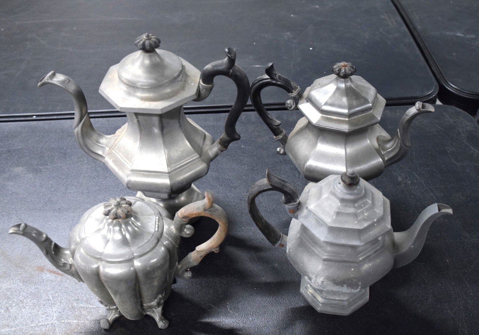 Four Piece Pewter Lot (1 of 5)