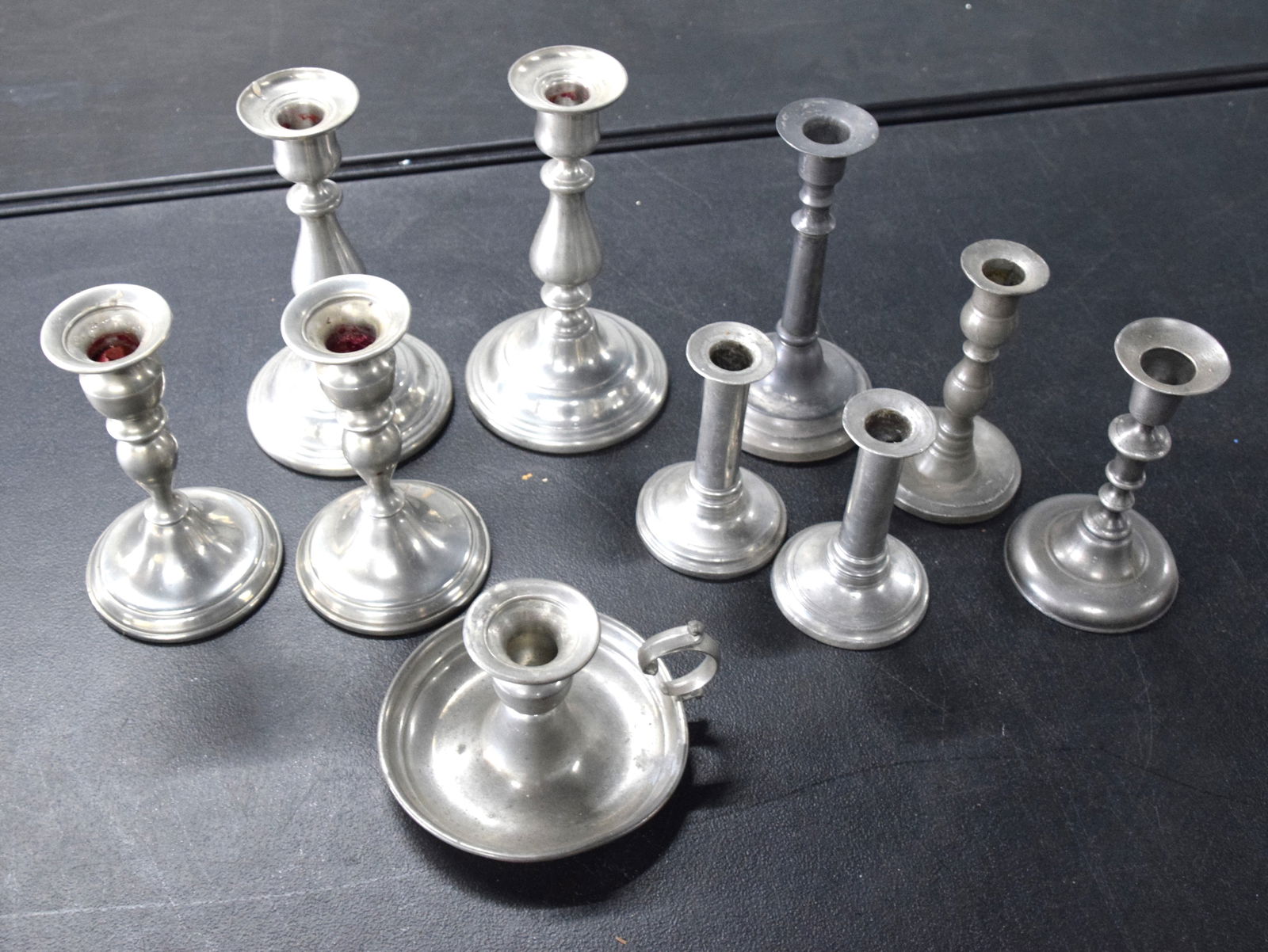 Ten Piece Candlestick Lot (1 of 3)