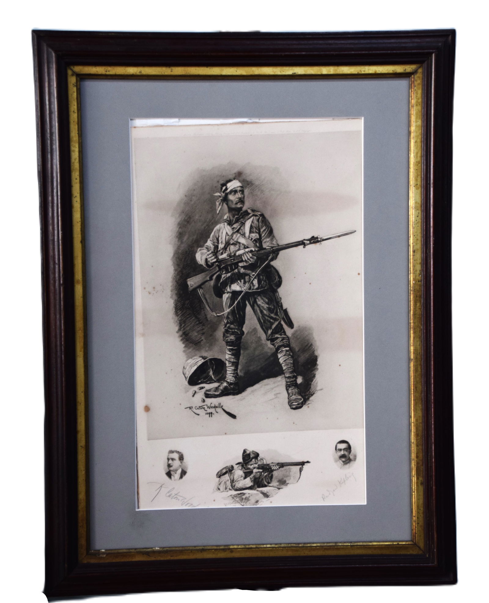 Kipling and Woodville Signed Print (1 of 4)