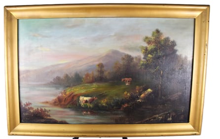 Maine Oil on Canvas Landscape