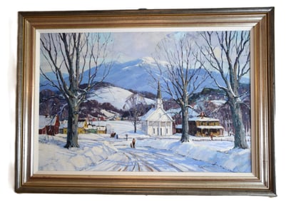 Robert Shaw Wesson Vermont Winter Scene
