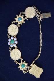 Gold Coin Bracelet