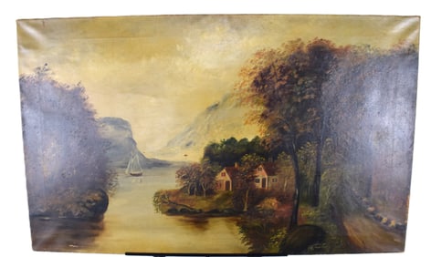 Hudson River Oil Painting