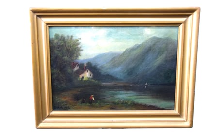 White Mountain Oil Painting