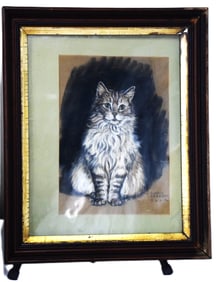Cat Drawing By Gladys Emerson Cook