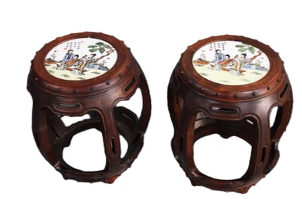 Pair of Japanese Oriental Stands