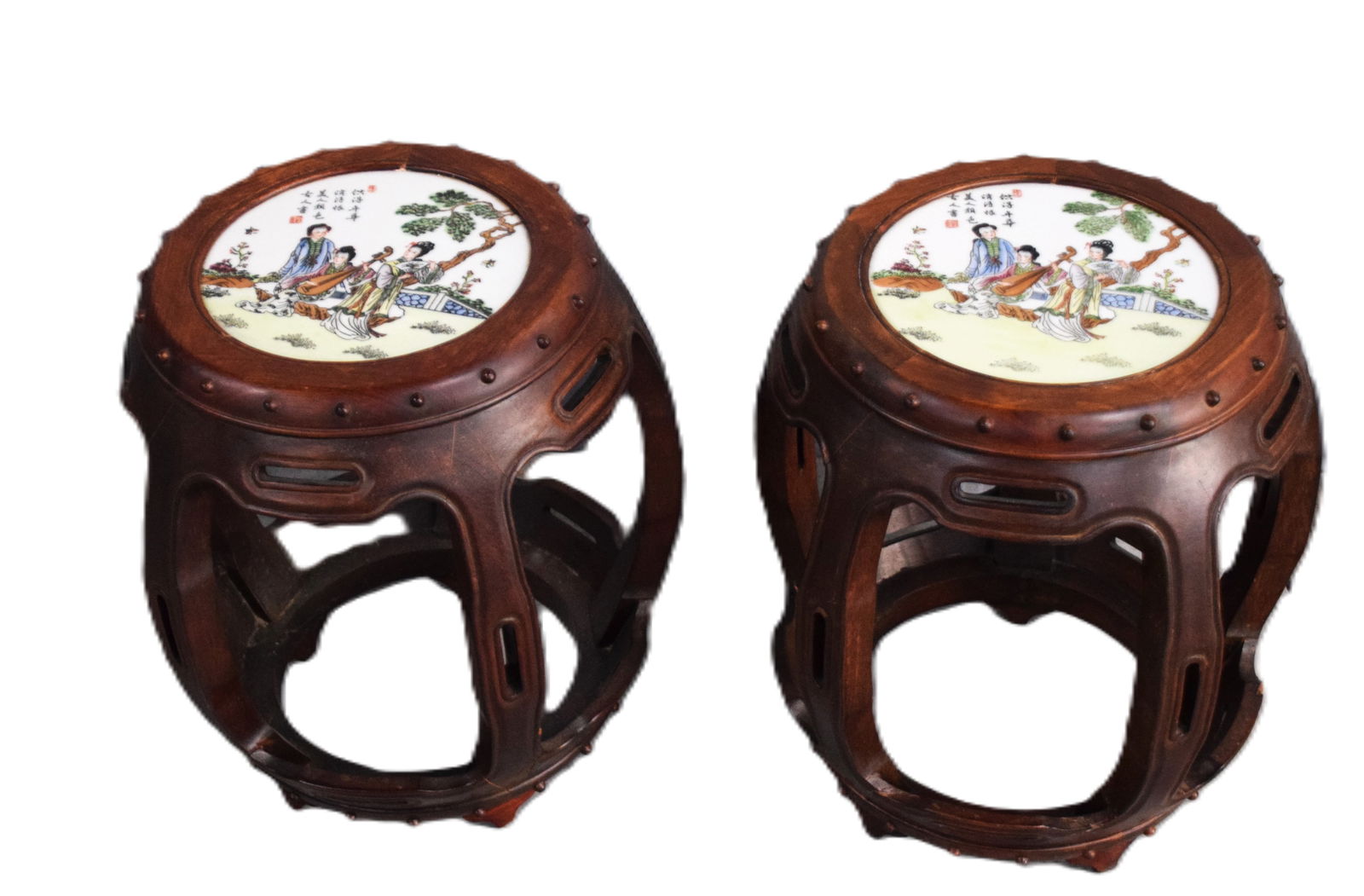 Pair of Japanese Oriental Stands (1 of 4)