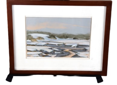 Winter ice Artwork by George Burk