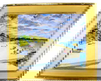 Beach Oil On Canvas Painting