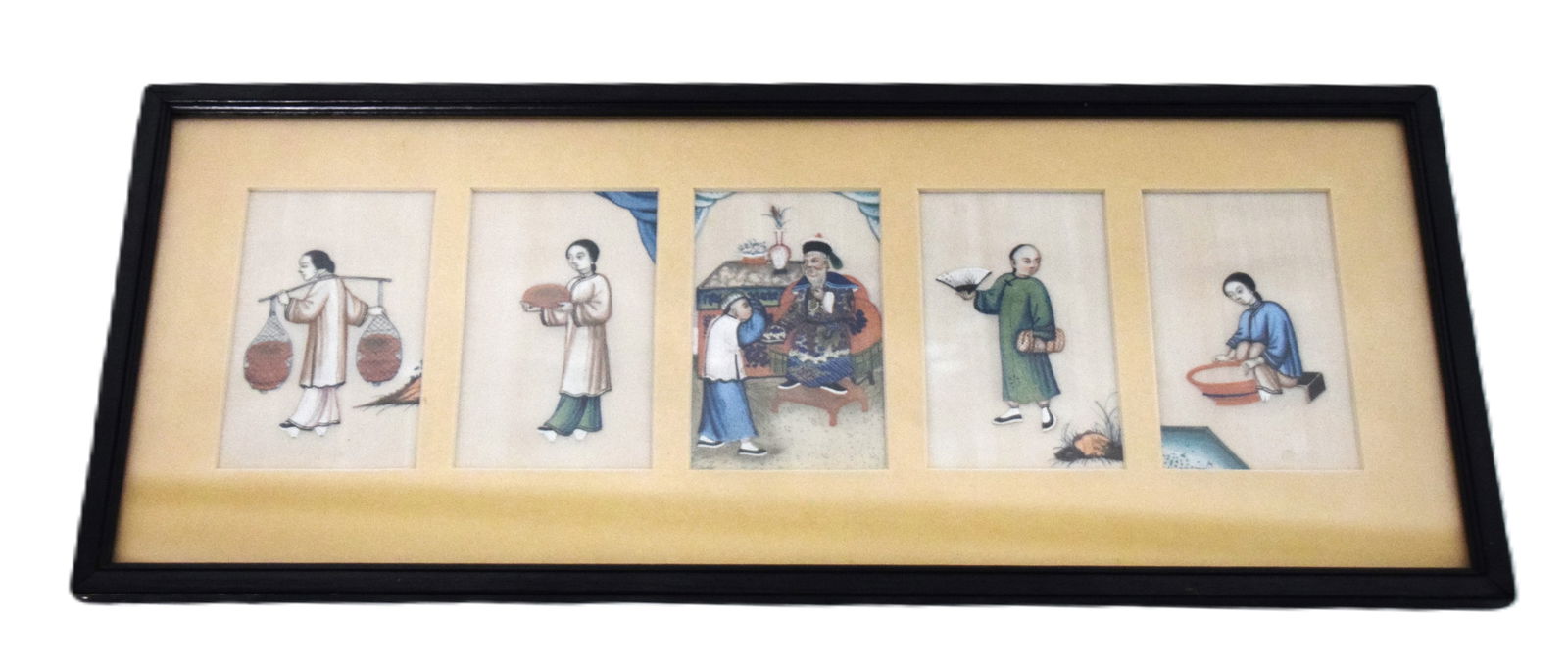 Five Panel Rice Paintings (1 of 5)