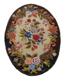 Two country Hooked Rugs
