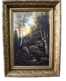 White Mountain Painting