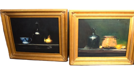 Three Still Life Oil Paintings