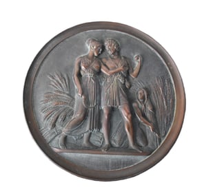 Classical Bronze Plaque