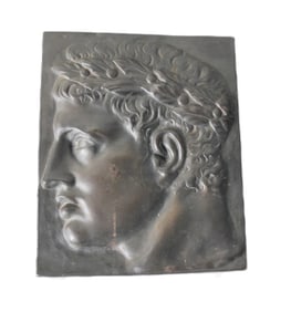 Caesar Bronze Plaque