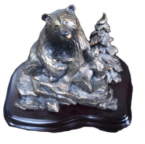 Bear and Cub Sculpture