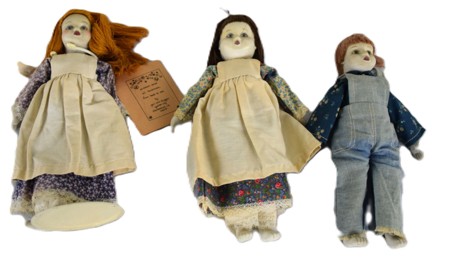 Three Hand Made Dolls (1 of 5)