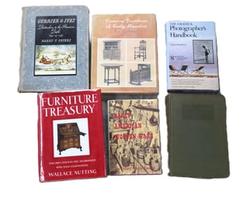 Antique Reference Book Lot