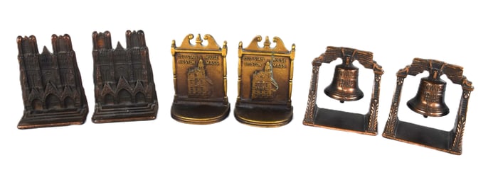 Three Pairs Of Bookends