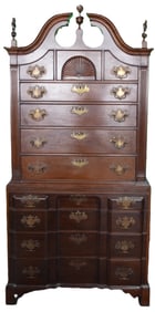 Chippendale Chest on Chest