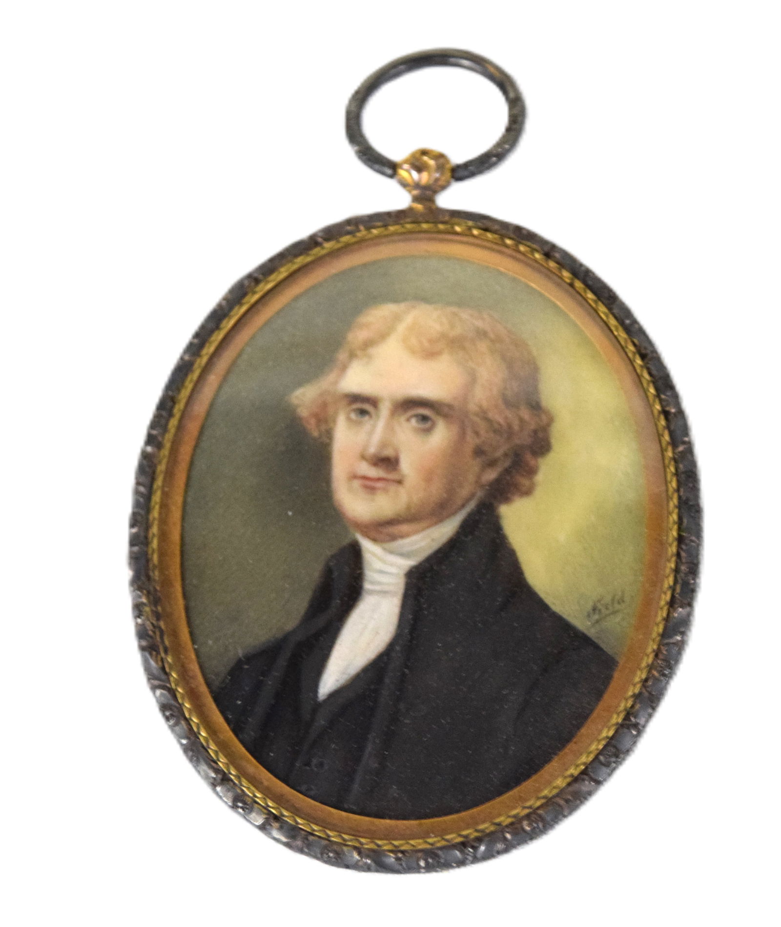 Thomas Jefferson Miniature Painting (1 of 6)