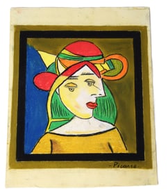 Picasso Watercolor Painting