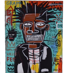Jean Michel Basquiat Self Portrait