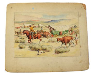 R. L. Lambdin Western Watercolor