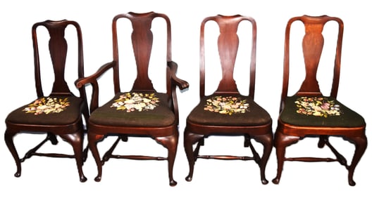 Queen Anne Set of Chairs