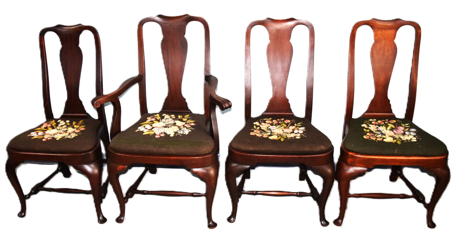 Queen Anne Set of Chairs (1 of 6)