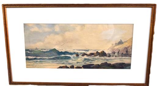 A. T. Bricher Watercolor