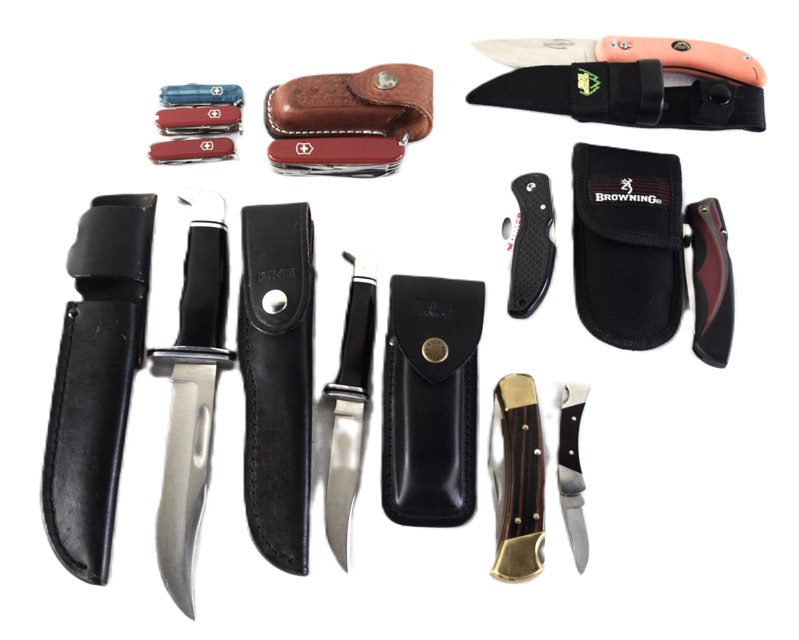 Knife Collection of Buck , Swiss Army, etc. (1 of 5)