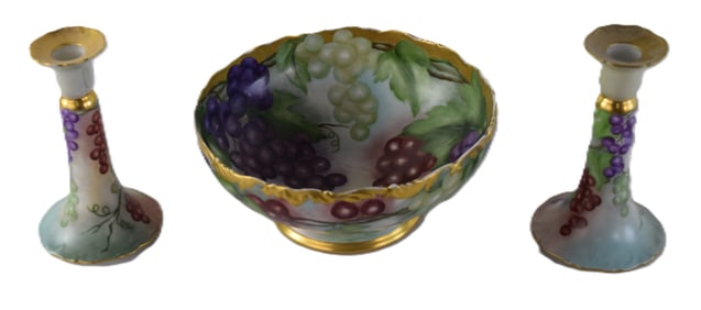 Three Piece Limoges Set