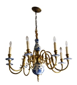 Fine Brass Chandelier