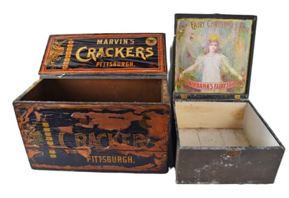 Two Country Advertising Boxes