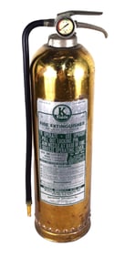 Old Brass Kidde Fire Extinquisher