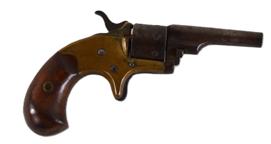 Colt Open Top Pocket Model Revolver Owned by Civil War Veteran Charles Turner