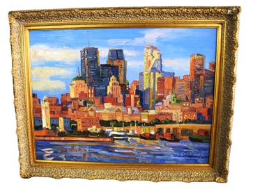 Armand Tatossian Painting Of Montreal