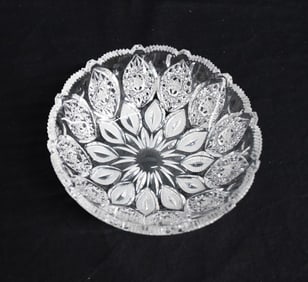 Logan Percy Hand cut Crystal Bowl