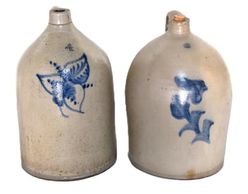Pair of Stoneware Jugs