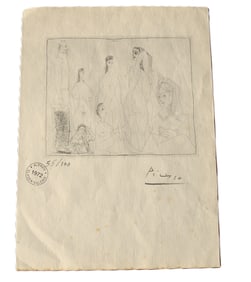 Picasso Lithograph--To be withdrawn for further authentication