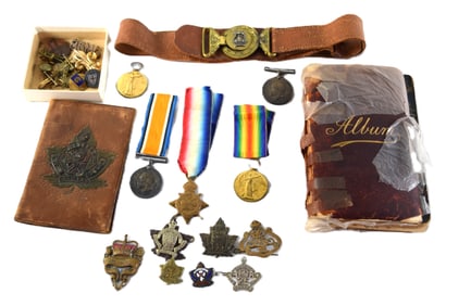 WWI Canadian Soldier Diary/Metals