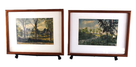 Two Watercolors