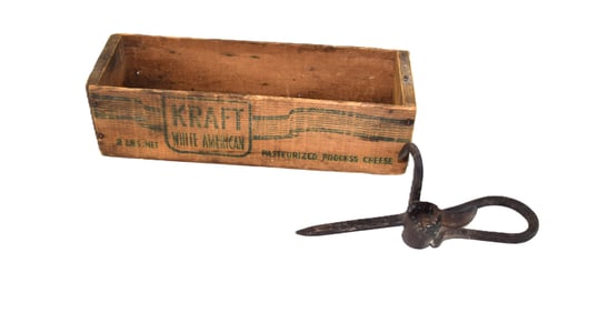 Early Wrought Iron Candleholder