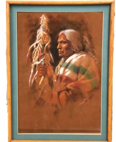 Indian Chief Pastel
