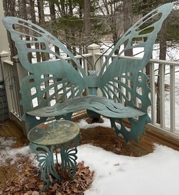 Butterfly Garden Bench