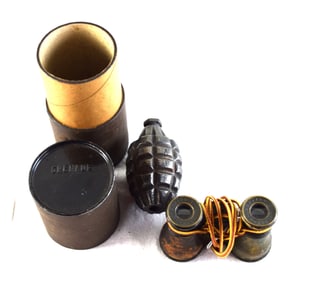 Practice Grenade And Binoculars